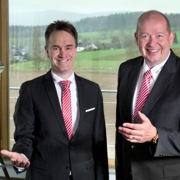 Geschäftsführer Ralf Koke und Firmengründer Dipl-Ing. Wolfgang Börsch