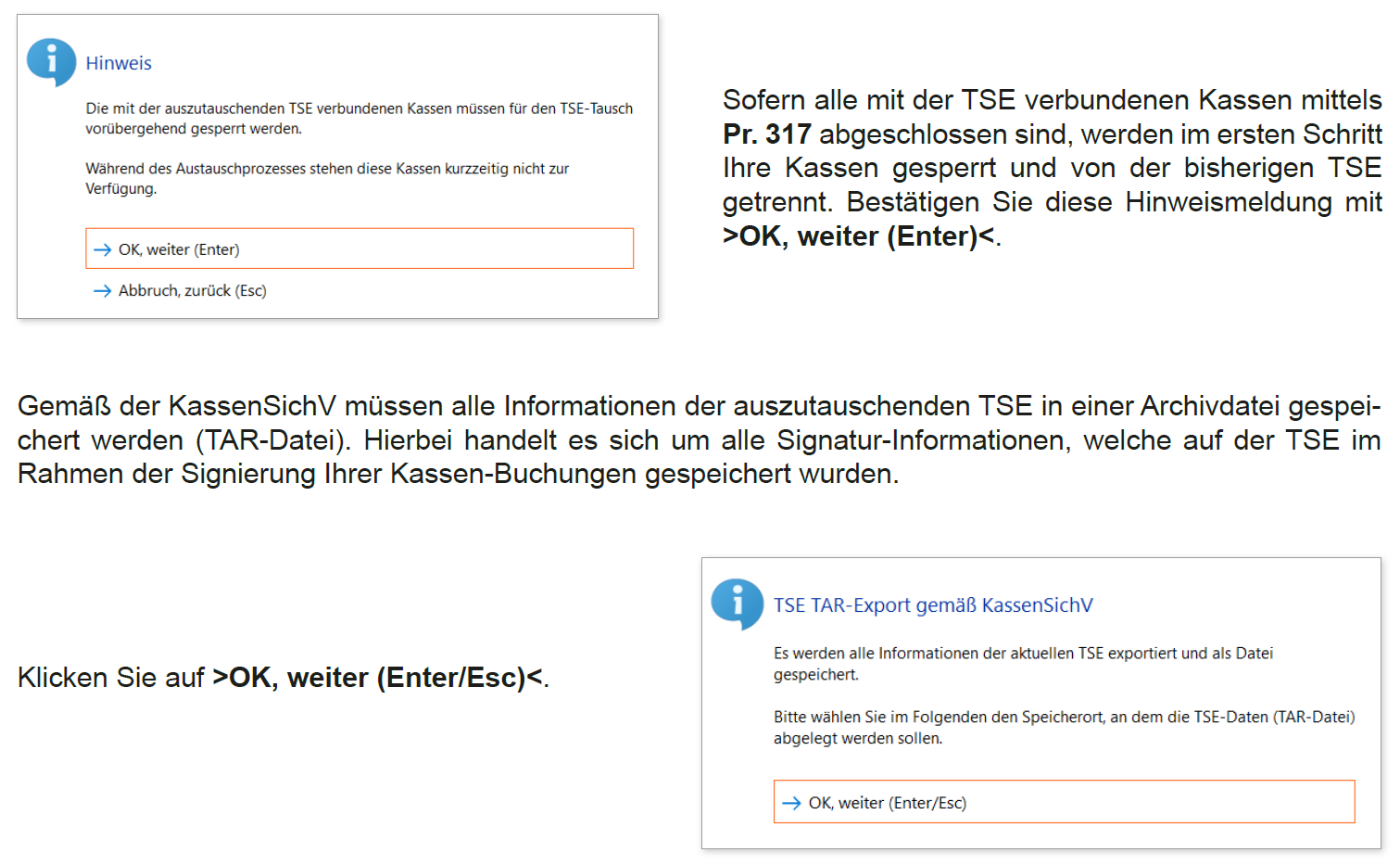 Tausch Option 2 _ TAR-Export