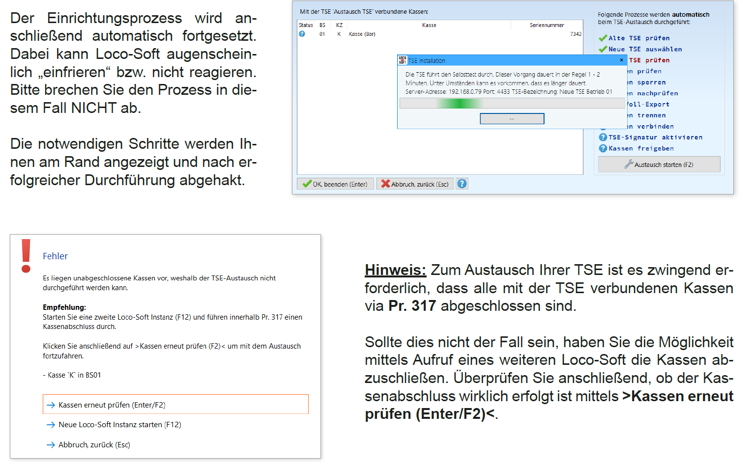 Tausch-Option 4 _ Kasse sperren